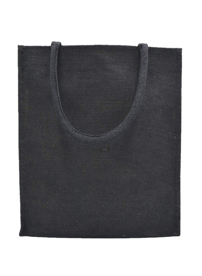 JUTEKA Multicolor spacious Jute Bag with Zipper Closure, Full Size Front Pocket and Large Handles… - Image 5